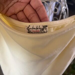 Free People Cream Bodysuit Top